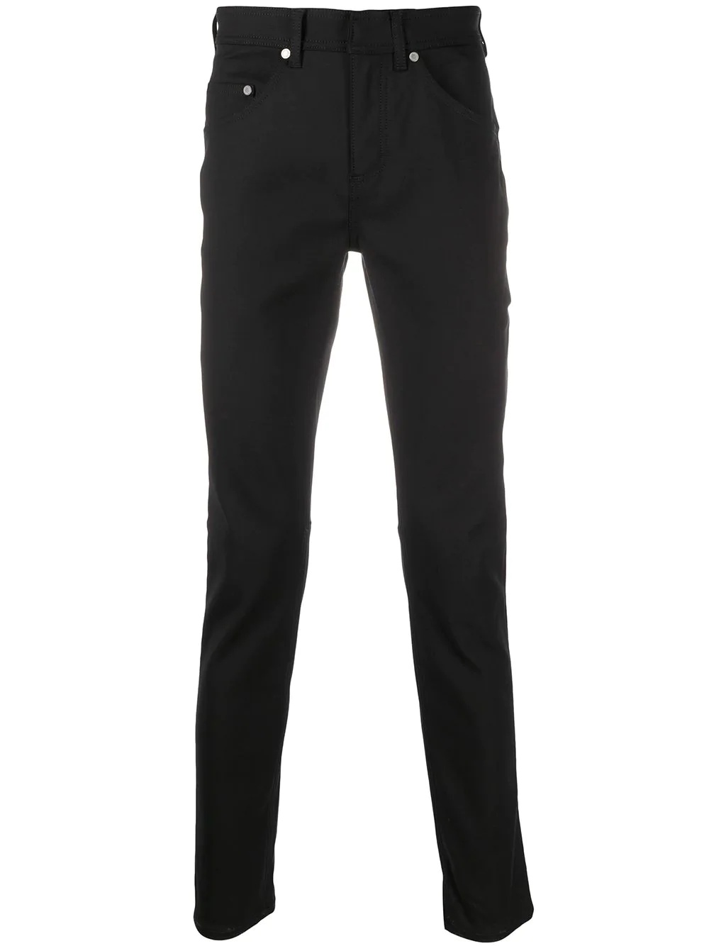 stitched slim trousers - 1