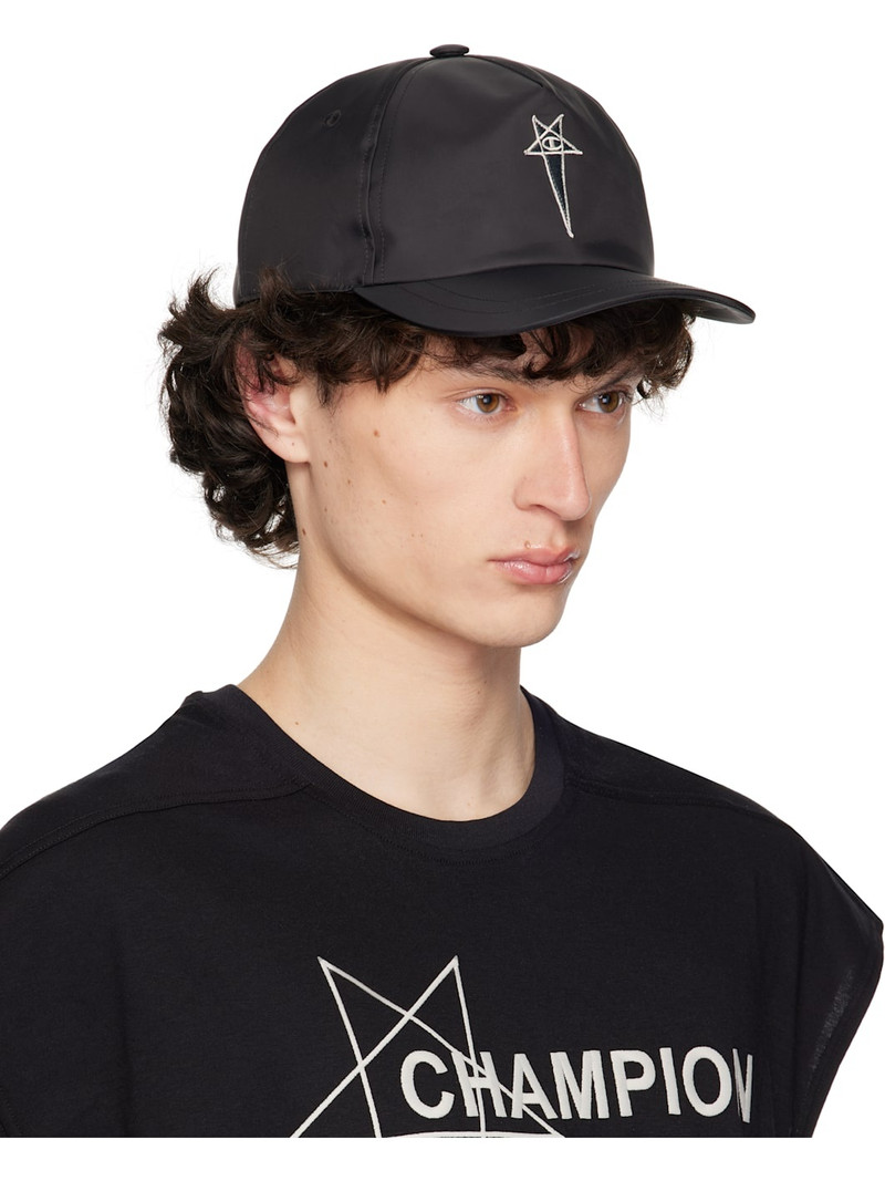 Rick Owens Black Champion Edition Baseball Cap outlook