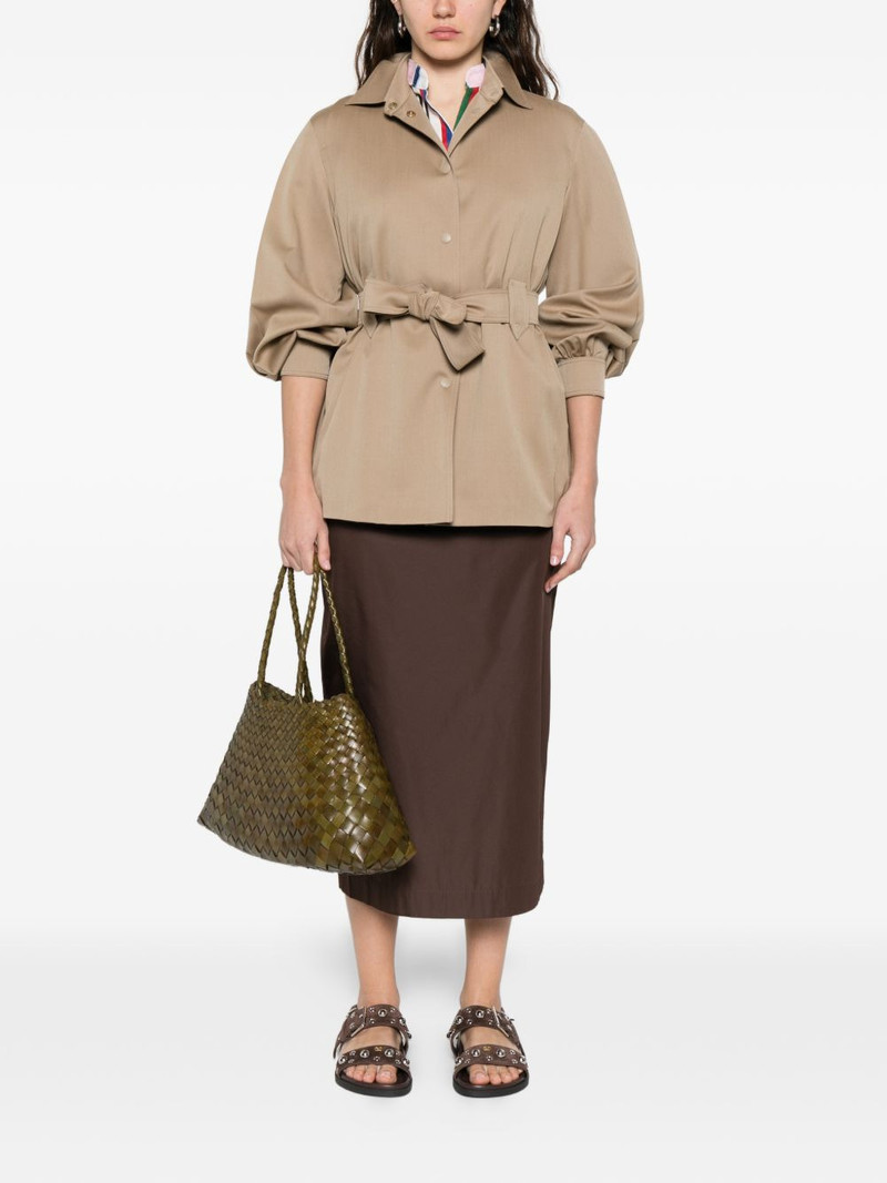 Max Mara belted fitted jacket outlook