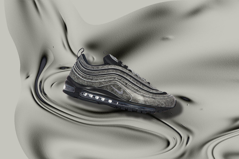 Nike NIKE X COMME DES GARCONS HOMME PLUS AIR MAX 97 - BLACK outlook