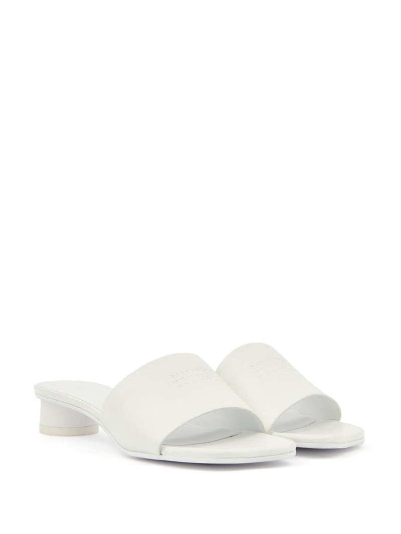 MM6 Maison Margiela numbers-motif mules outlook