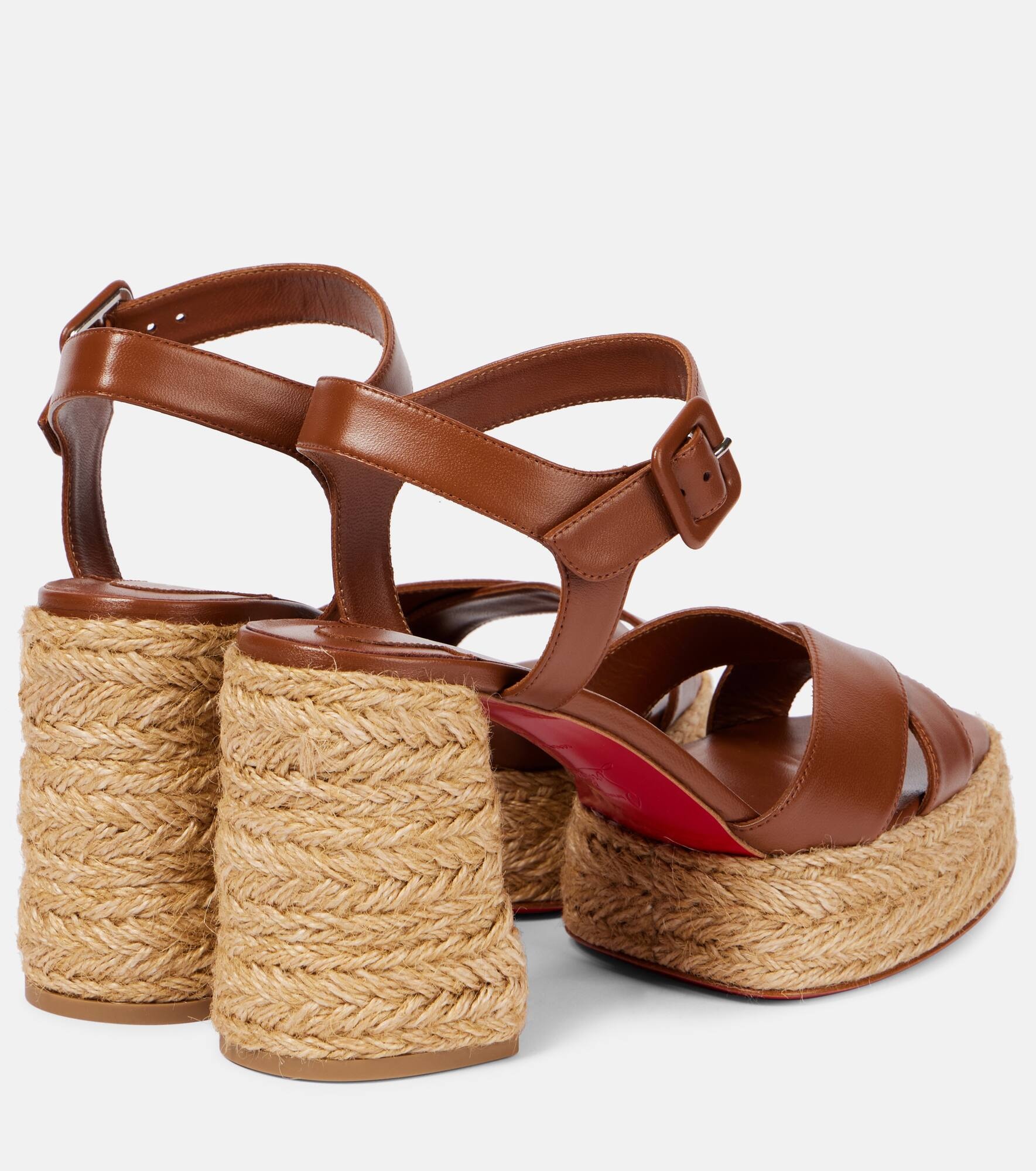 Calakala 85 leather espadrille sandals - 2