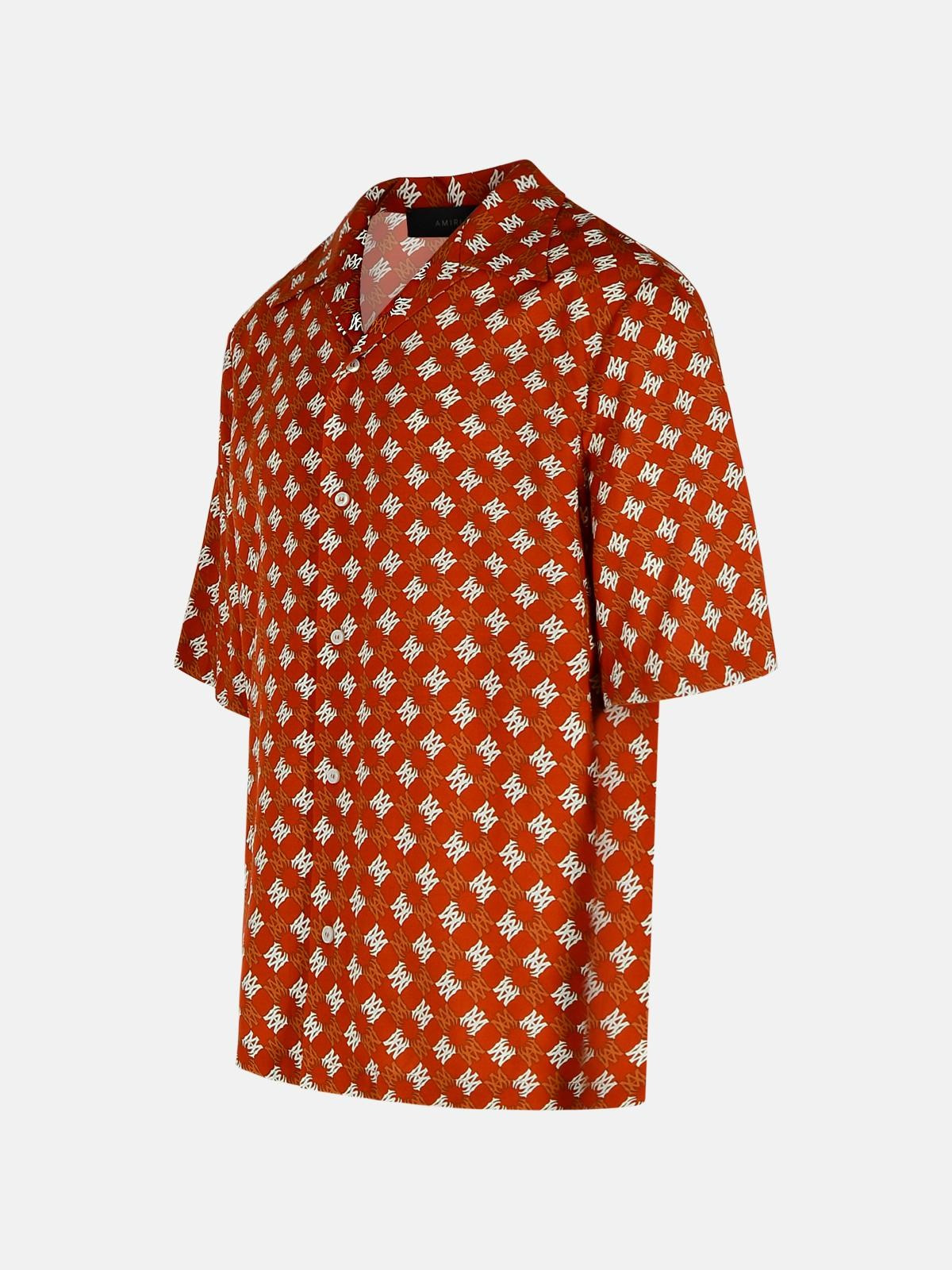 'STARBUS' ORANGE VISCOSE SHIRT - 2