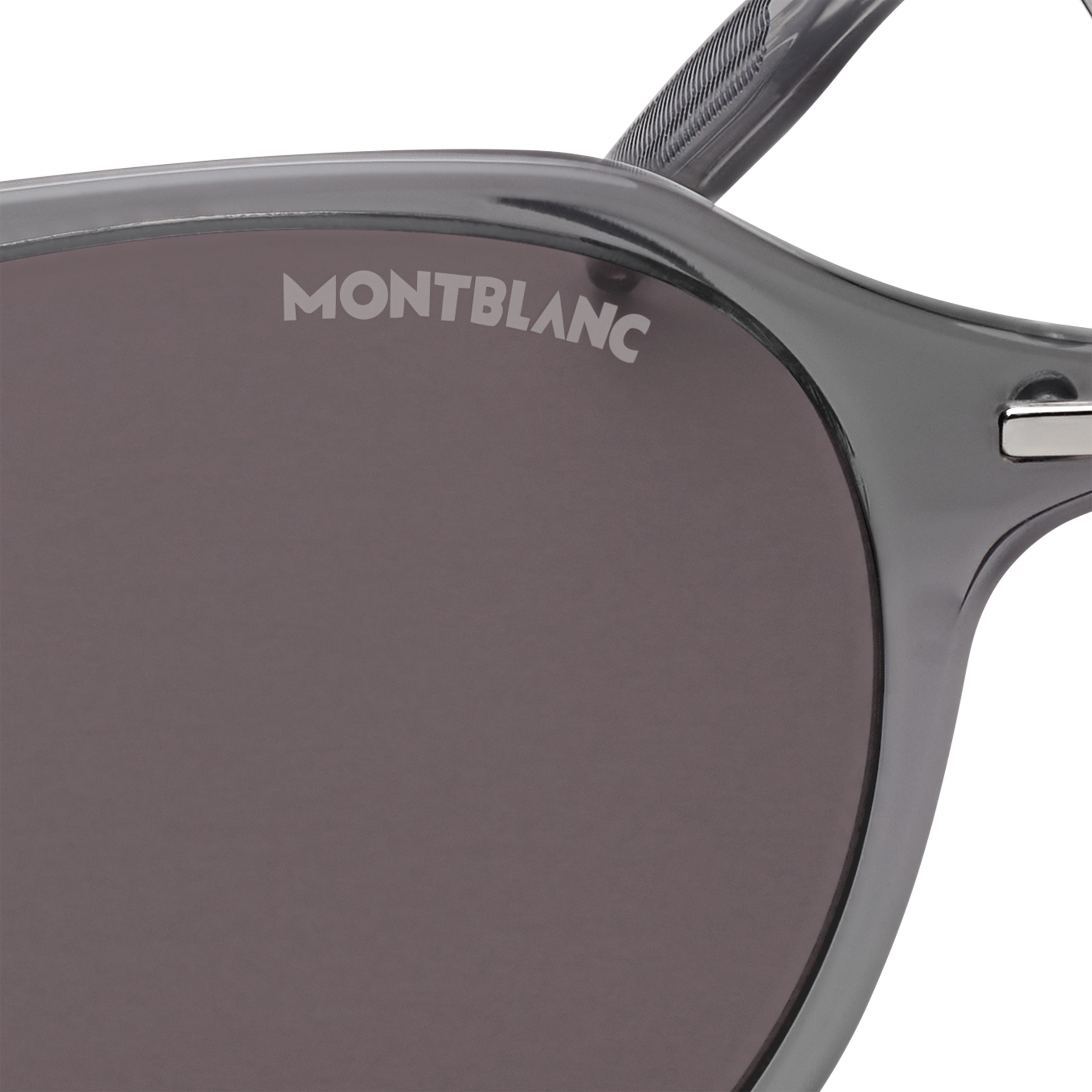 Round Sunglasses with Grey Injection Frame - 3