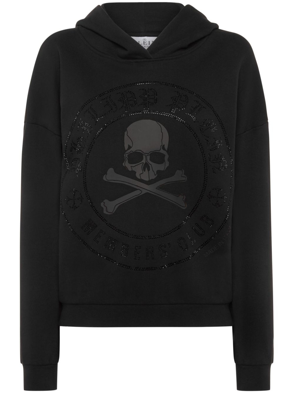 skull-print hoodie - 1