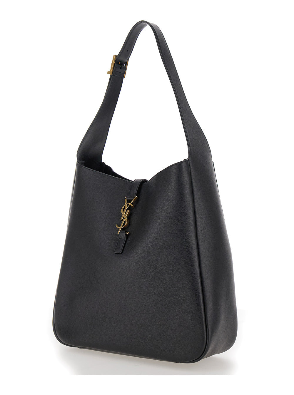 Saint Laurent Women 'Le 5 À 7 Big' Black Shoulder Bag With Cassandre Detail In Smooth Leather Woman - 2