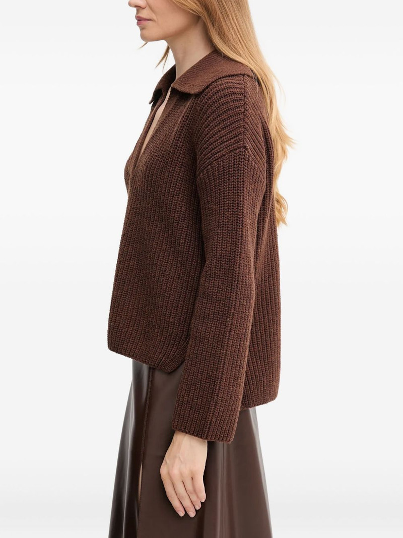 Barbour collared V-neck knitwear outlook