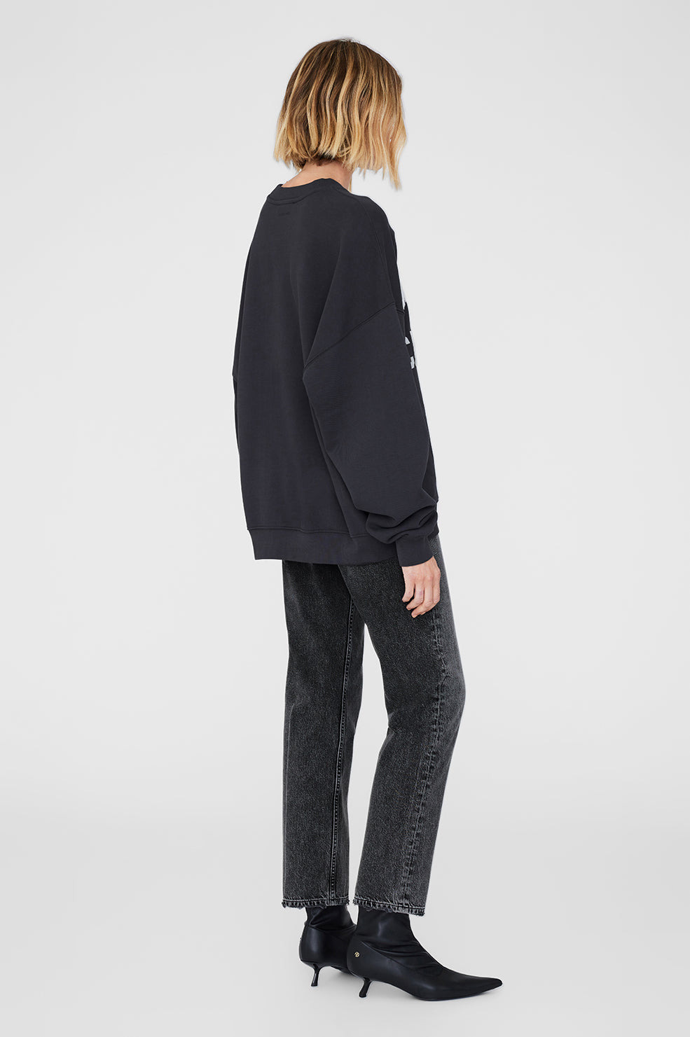 Miles Sweatshirt Anine Bing - Vintage Black - 3