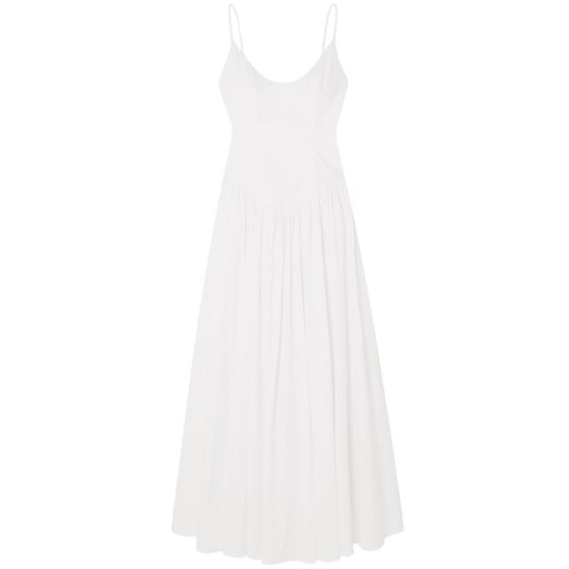 White Dena long dress - 1