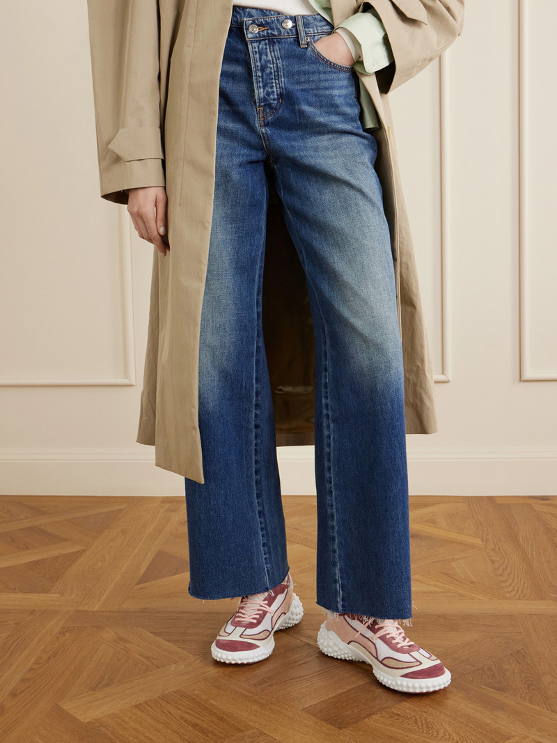 Christian Louboutin Mara Leather-trimmed Sneakers outlook