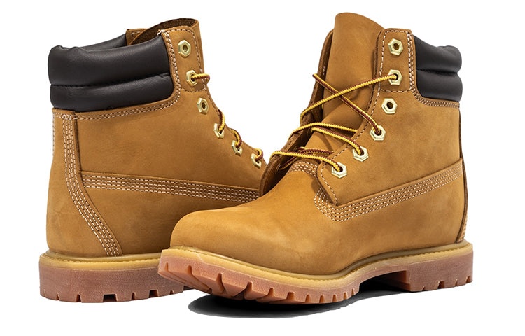 (WMNS) Timberland 6 Inch Waterville Double Collar 'Wheat' 42687 - 4
