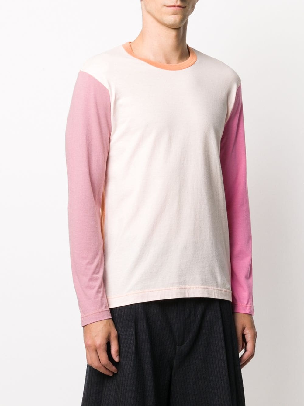 colour-block knit jumper - 3