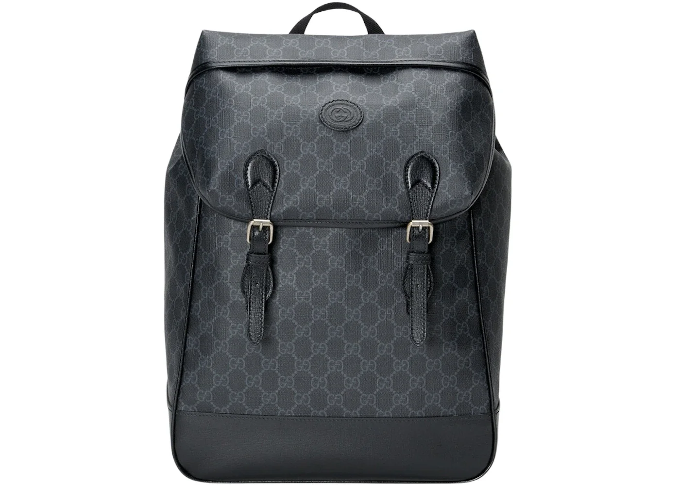 Gucci Backpack Medium GG Supreme Canvas Black/Grey - 1