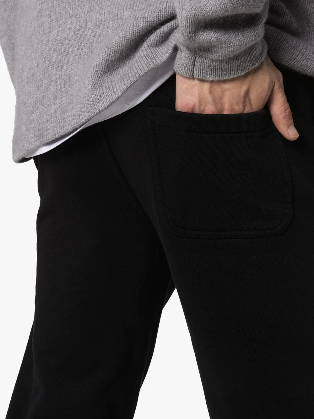 tapered leg track pants - 5