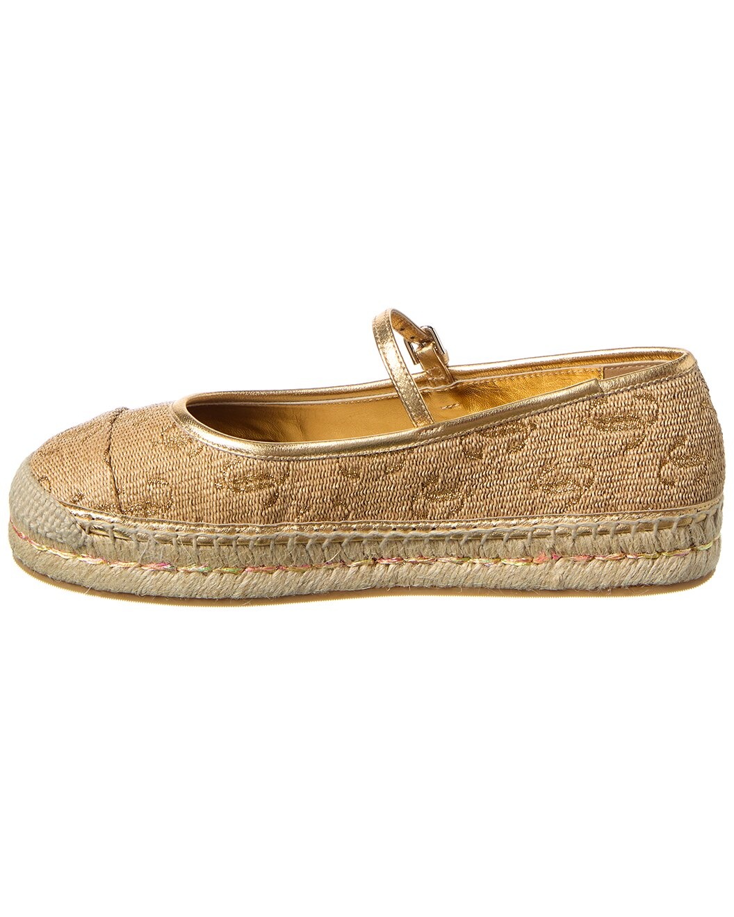 Jimmy Choo Aciel Raffia & Leather Espadrille - 2