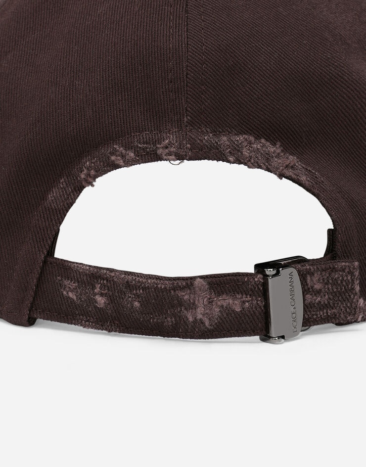 Cotton baseball cap with logo tag - 4