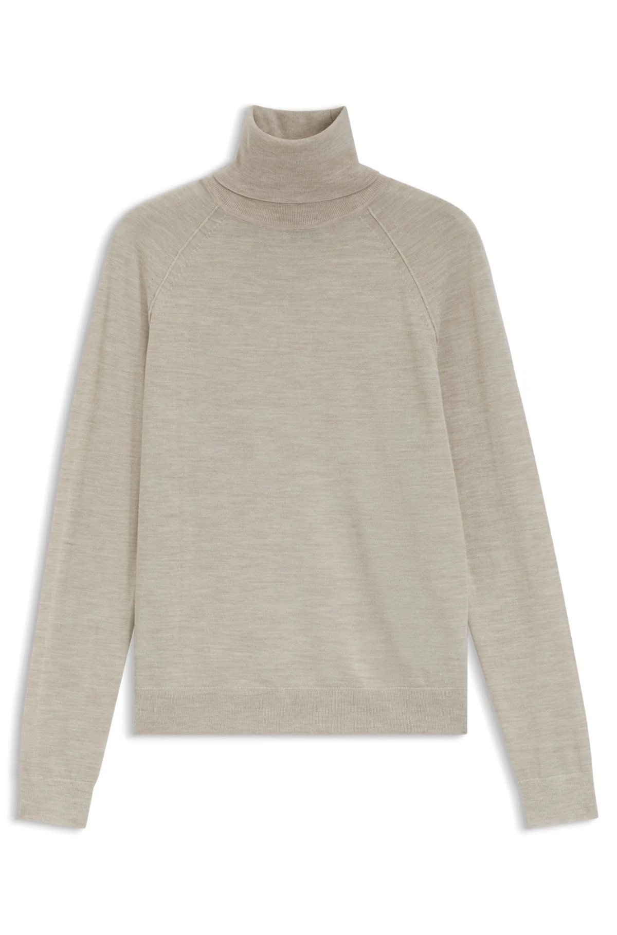 SLIM-FIT TURTLENECK SWEATER IN EXTRA-FINE MERINO WOOL - 1
