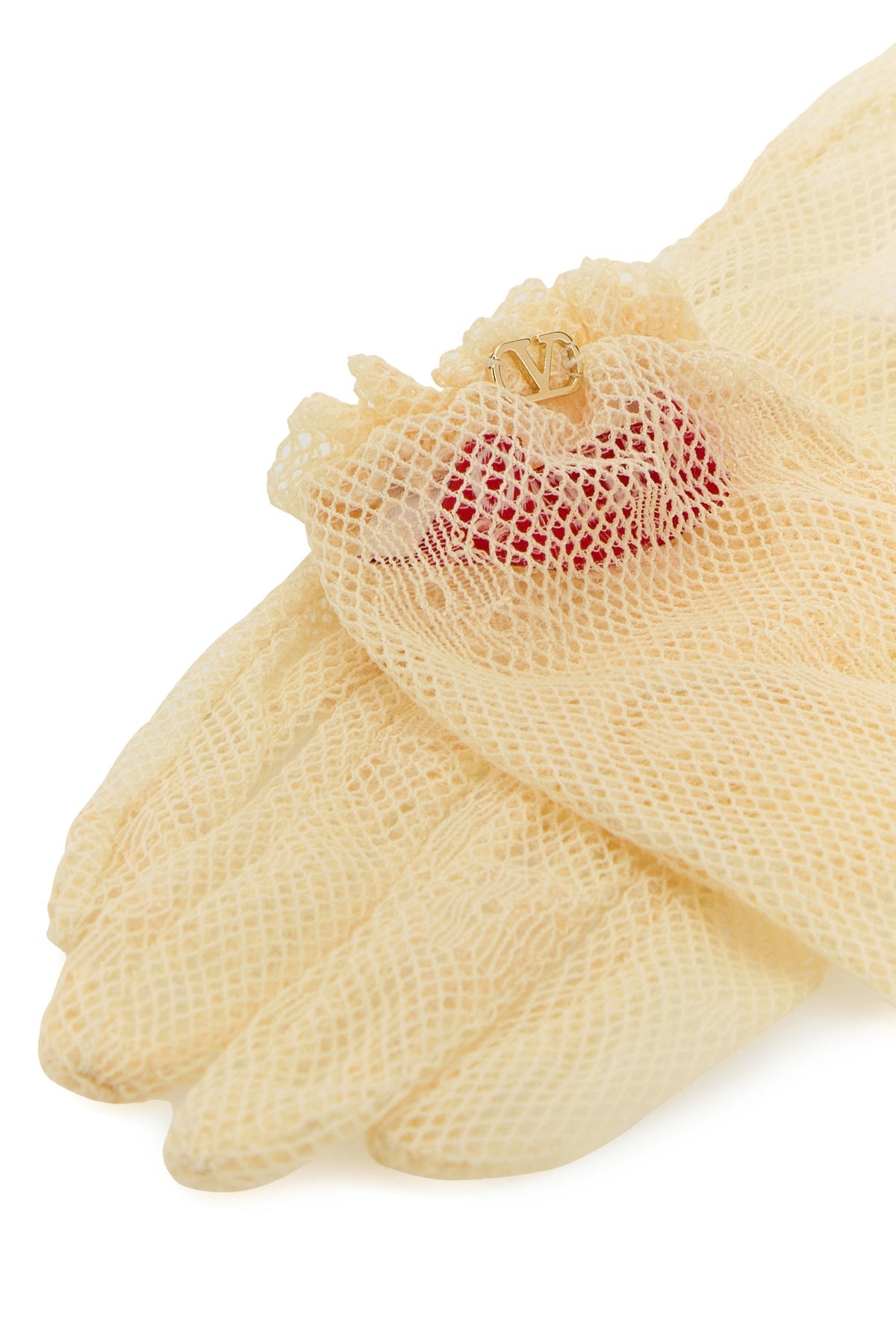 Cream mesh gloves - 2