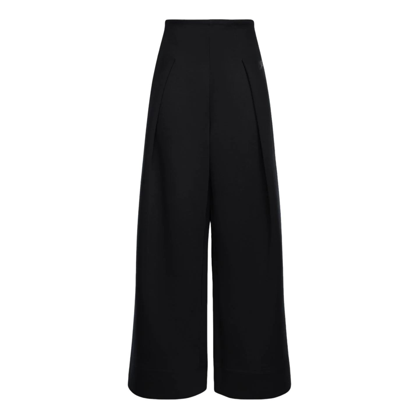 (WMNS) Nike NSW Tech Fleece High-Waisted Pleated Pants Asia Sizing 'Black' FV8053-010 - 1
