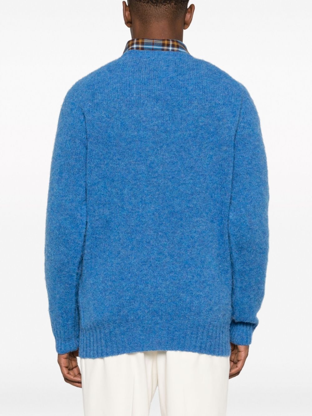 crew-neck wool jumper - 4
