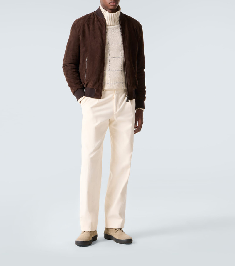 Tod's Suede combat boots outlook