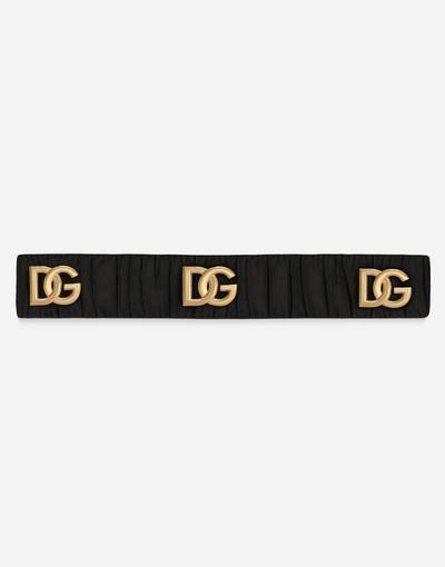 Dolce & Gabbana Stretch band belt with DG logo outlook