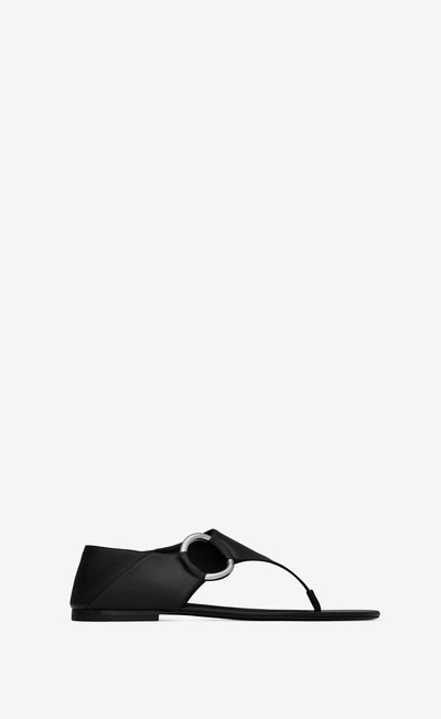 SAINT LAURENT xsl sandals in smooth leather outlook