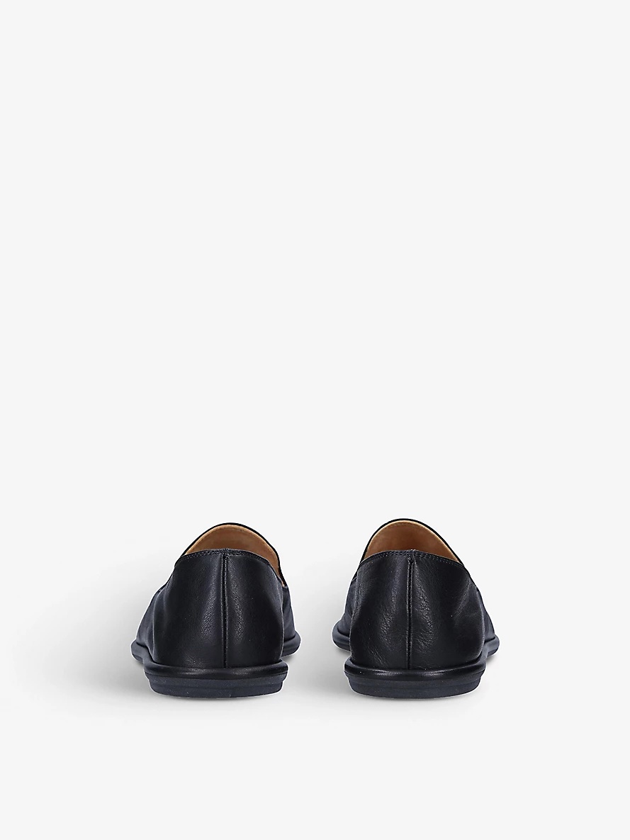 Canal slip-on leather loafers - 4