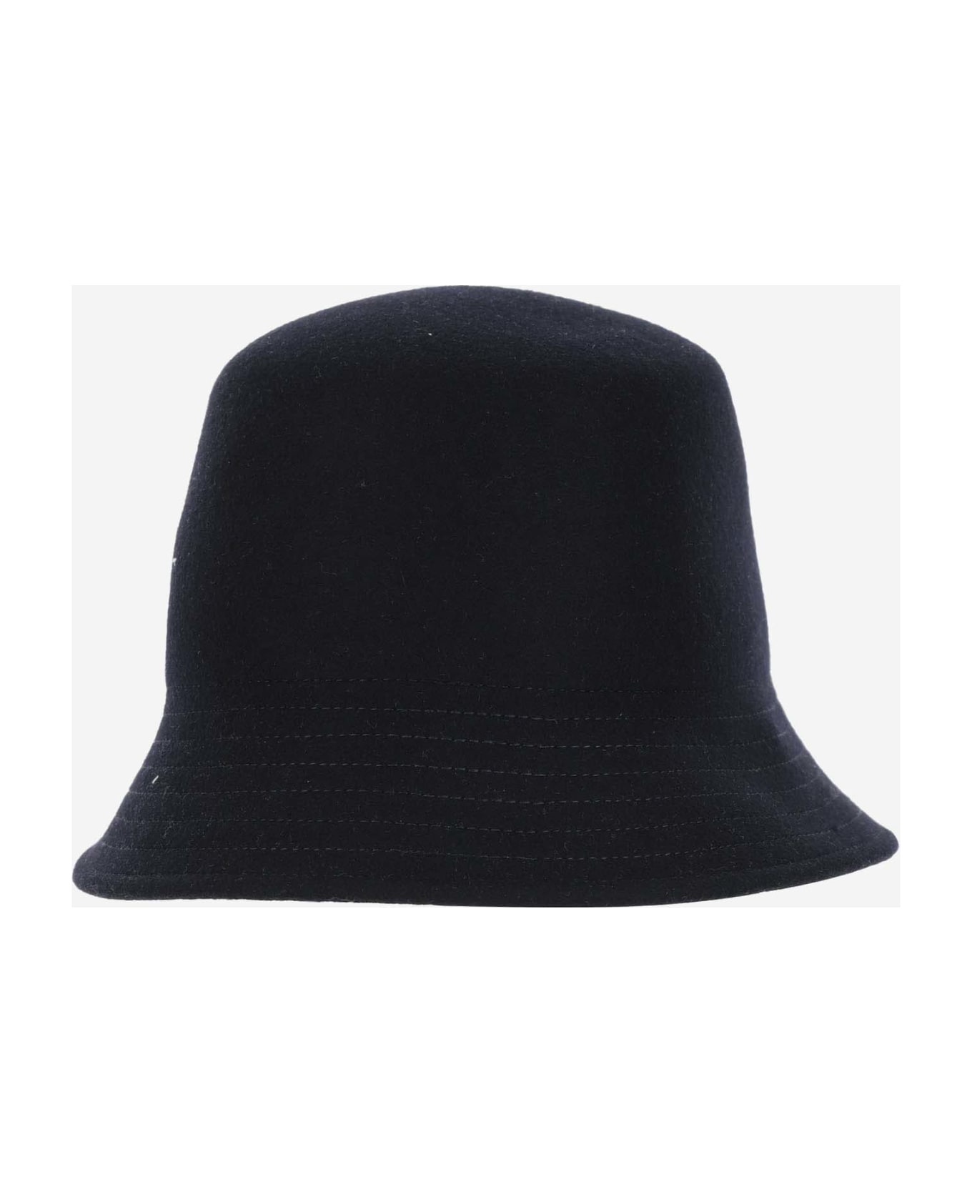 ハット VALENTINO Midnight blue felt bucket hat (5W2HGA25GMB Z0N) Midnight blue felt bucket hat – G&B