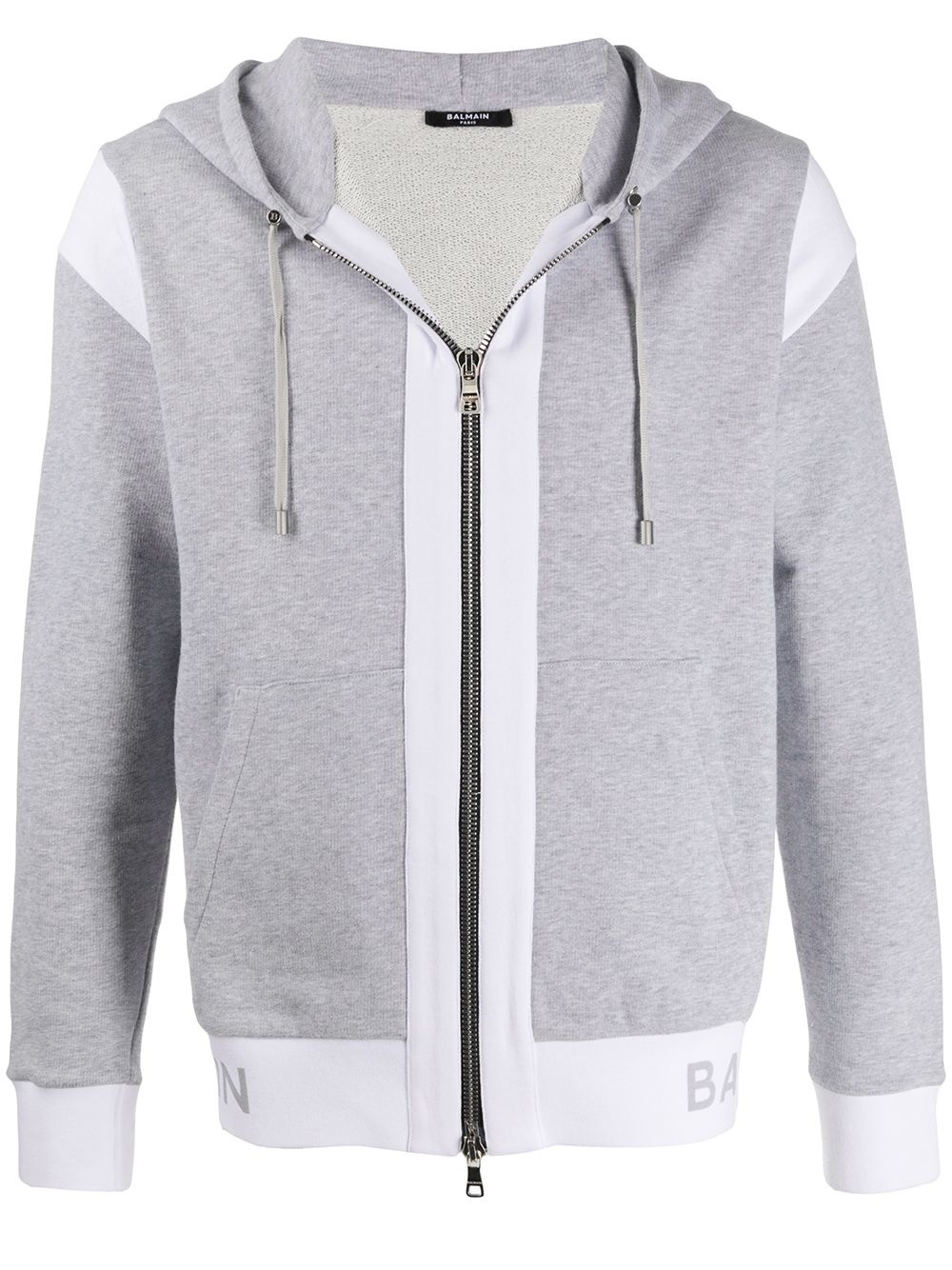 zip front hoodie - 1