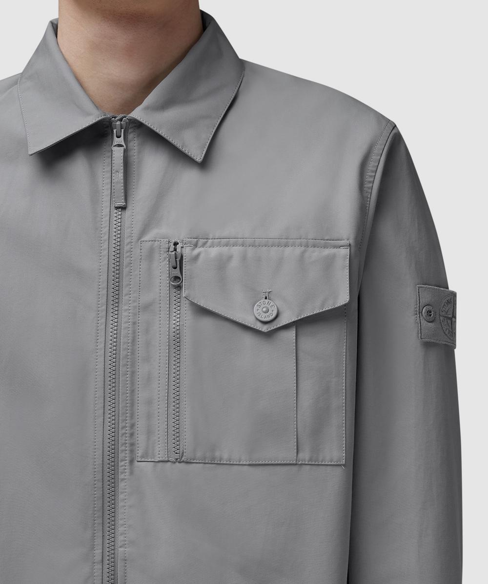 Stone Island Ghost waterproof cotton overshirt | sevenstore