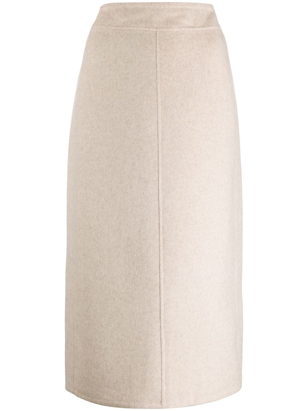 seam-front midi skirt  - 1