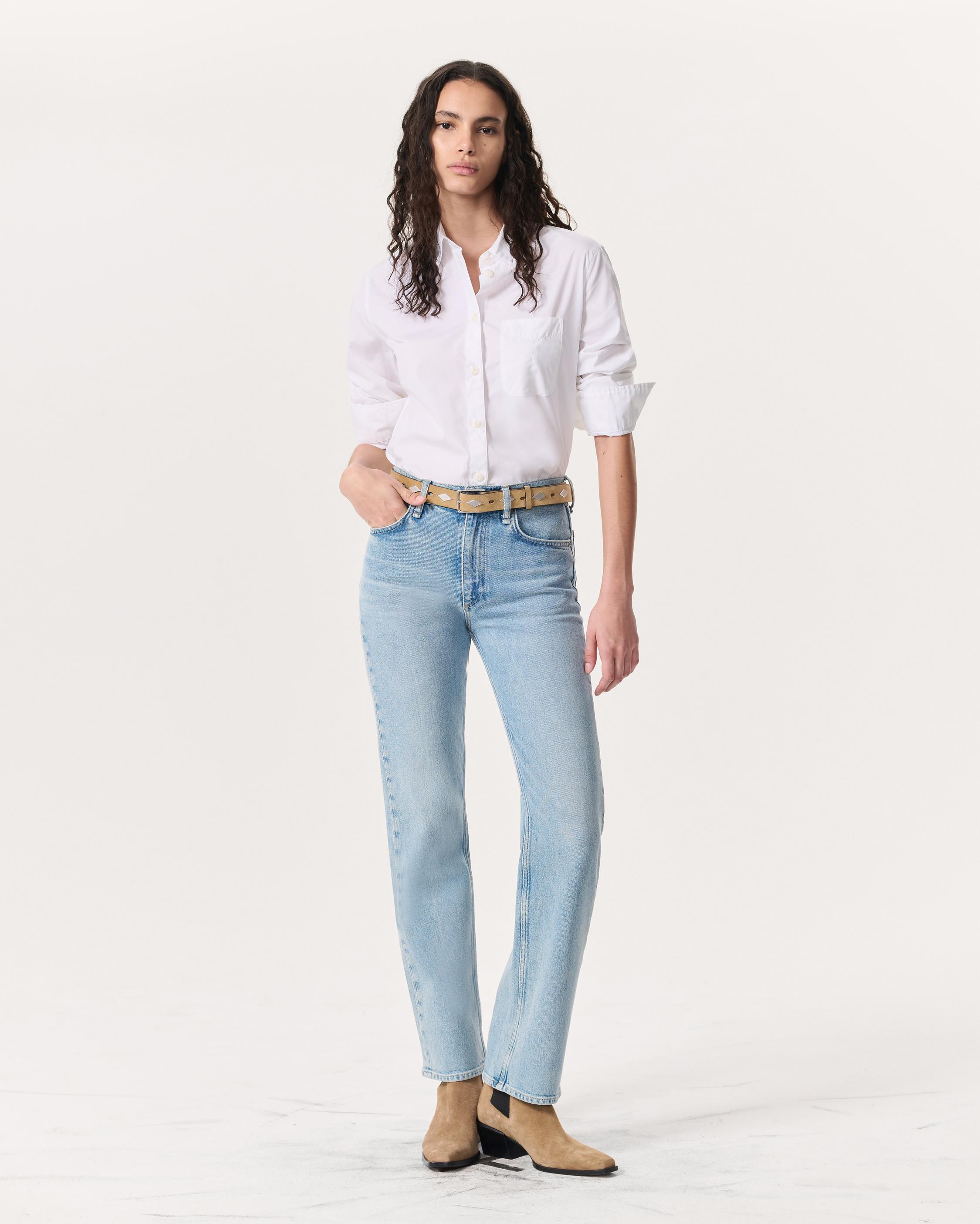 Harlow Straight-Leg Jeans
Vintage Stretch Denim - 2