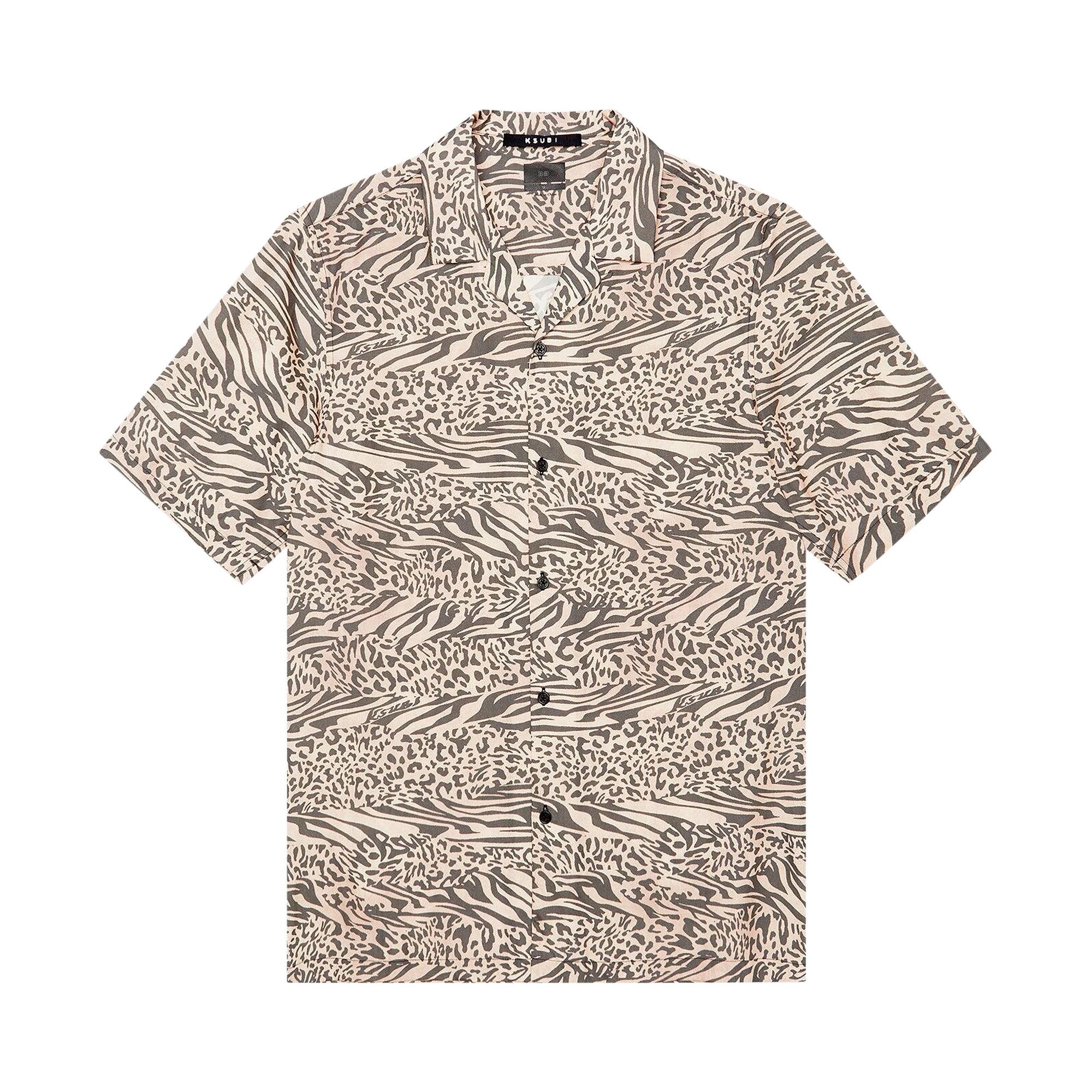 Ksubi Confused Resort Shirt 'Leopard Print' - 1