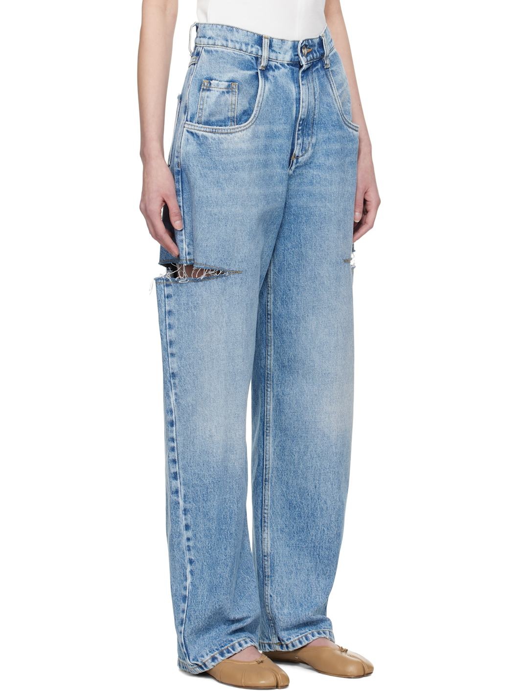 Blue Slash Jeans - 2
