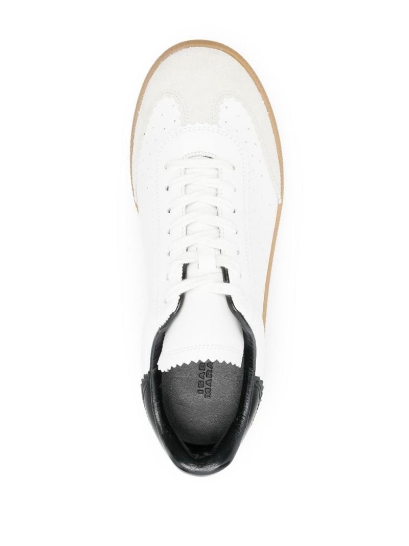 low-top lace-up sneakers - 4