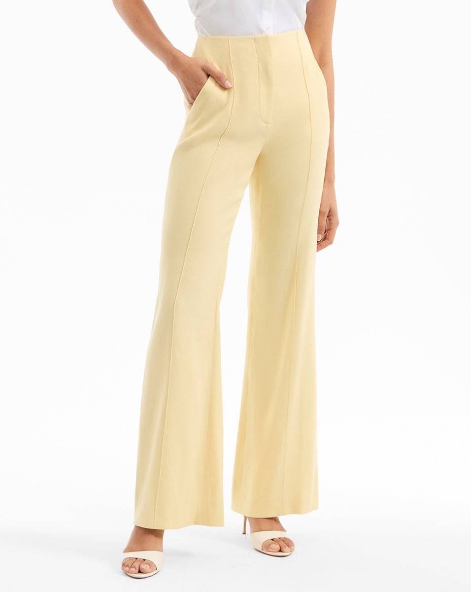 KOMI STRETCH-LINEN PANT - 3