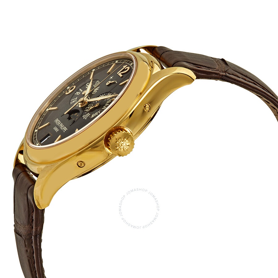 Patek Philippe Complications Moon Phase Grey Dial 18kt Yellow Gold Men's Watch 5146J-010 - 2