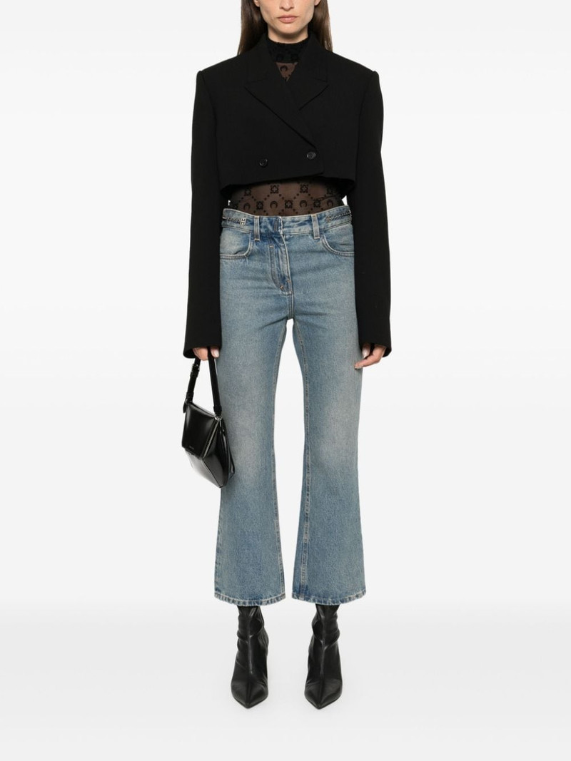 Givenchy bootcut chain-detail jeans outlook