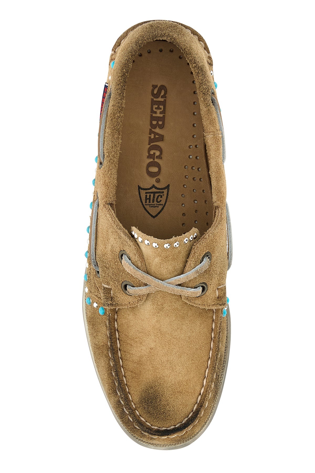 Camel suede Portland Flesh Out loafers - 4