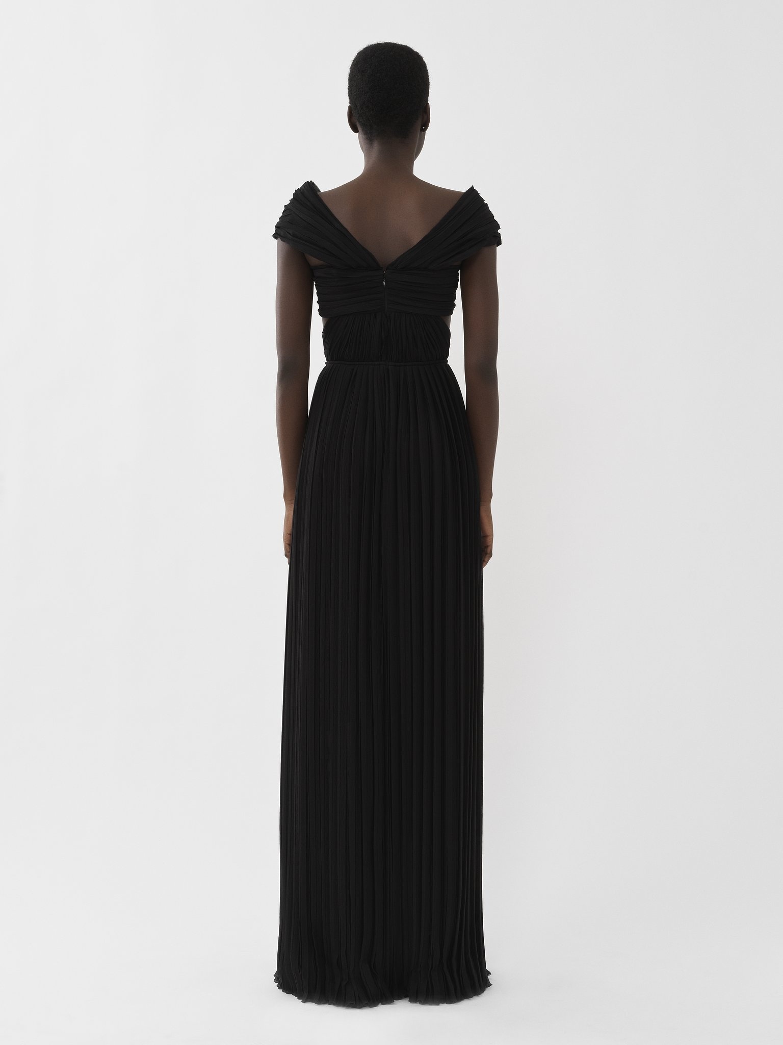 OFF-THE-SHOULDER EVENING GOWN - 4