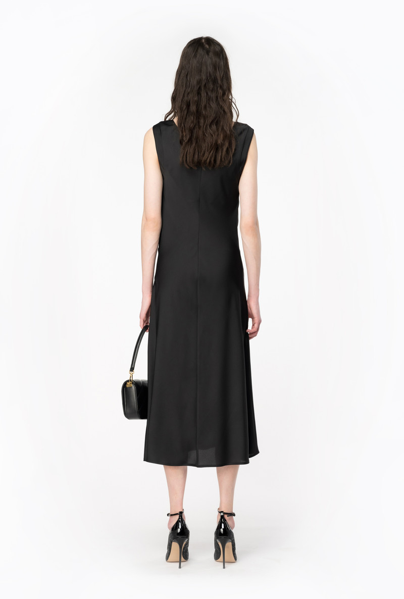 MATTE SATIN MIDI DRESS 6