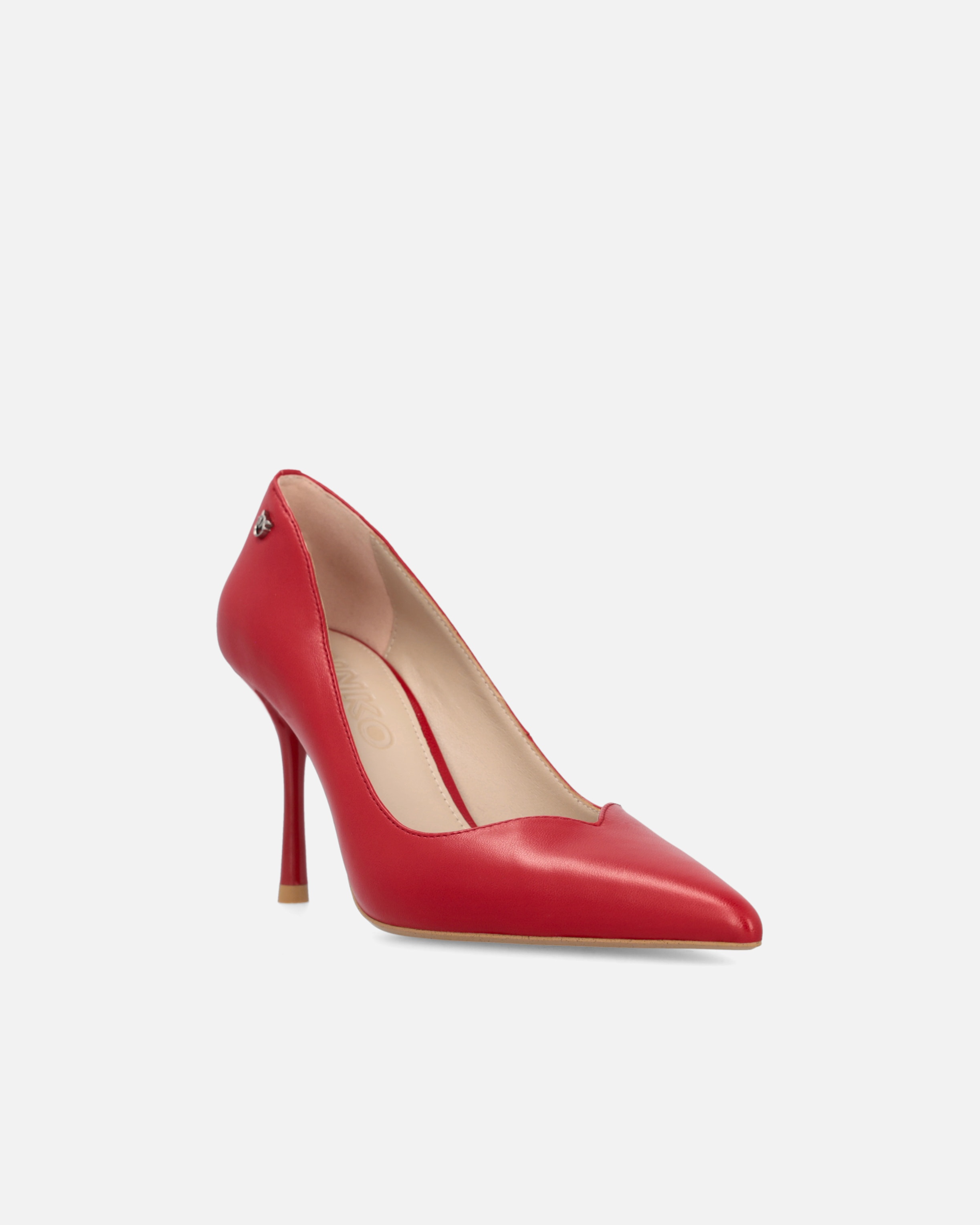 POINTED TO NAPPA LEATHER HEELED SHOES - 2