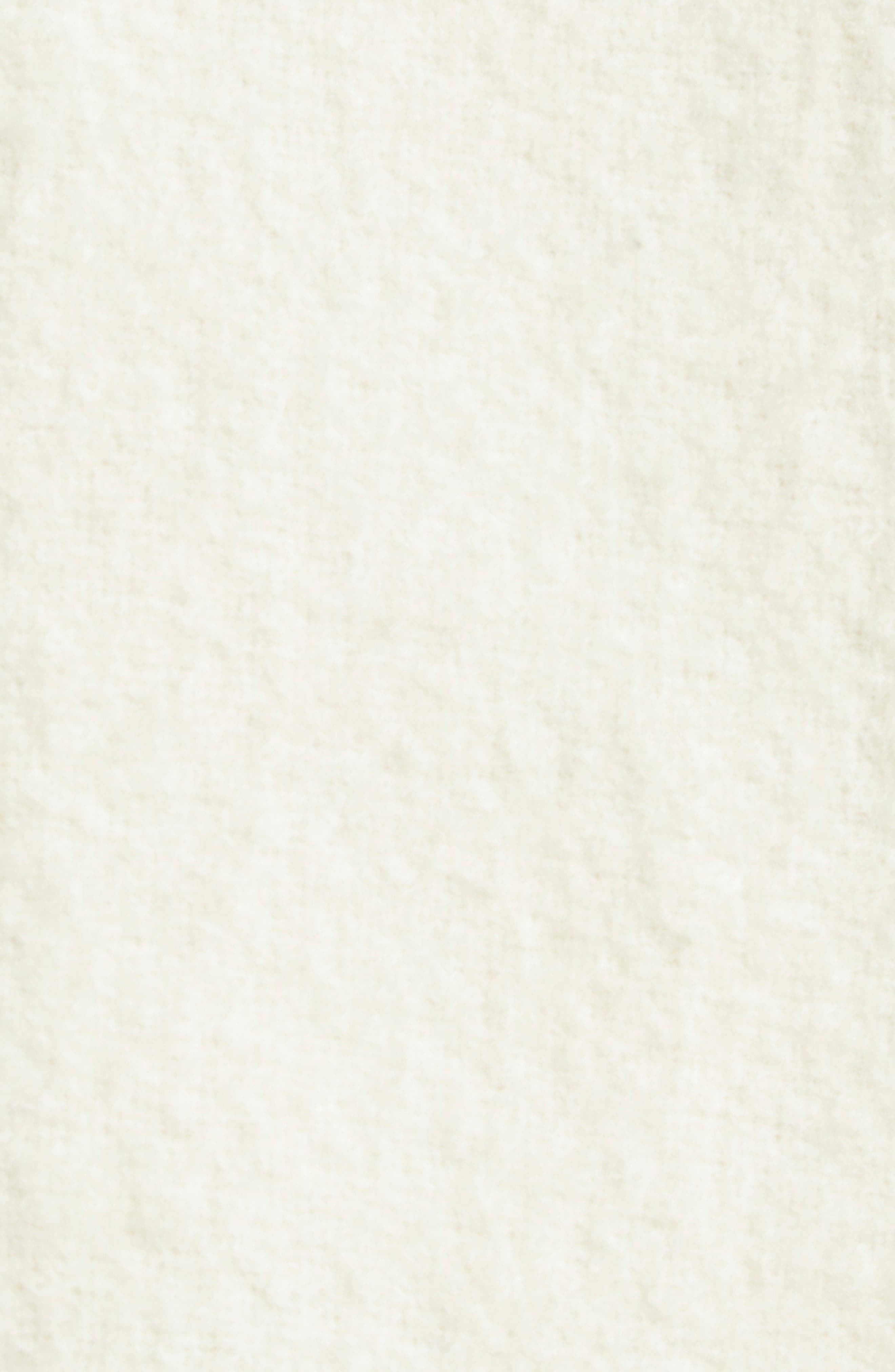 TOTEME Double Face Wool Blend Scarf Jacket in Winter White at Nordstrom - 6