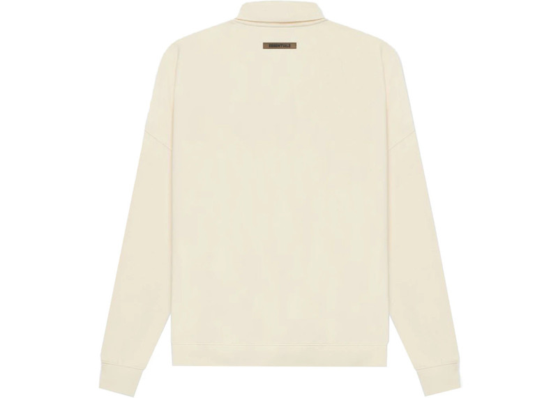 ESSENTIALS Fear of God Essentials Long Sleeve French Terry Polo Buttercream outlook