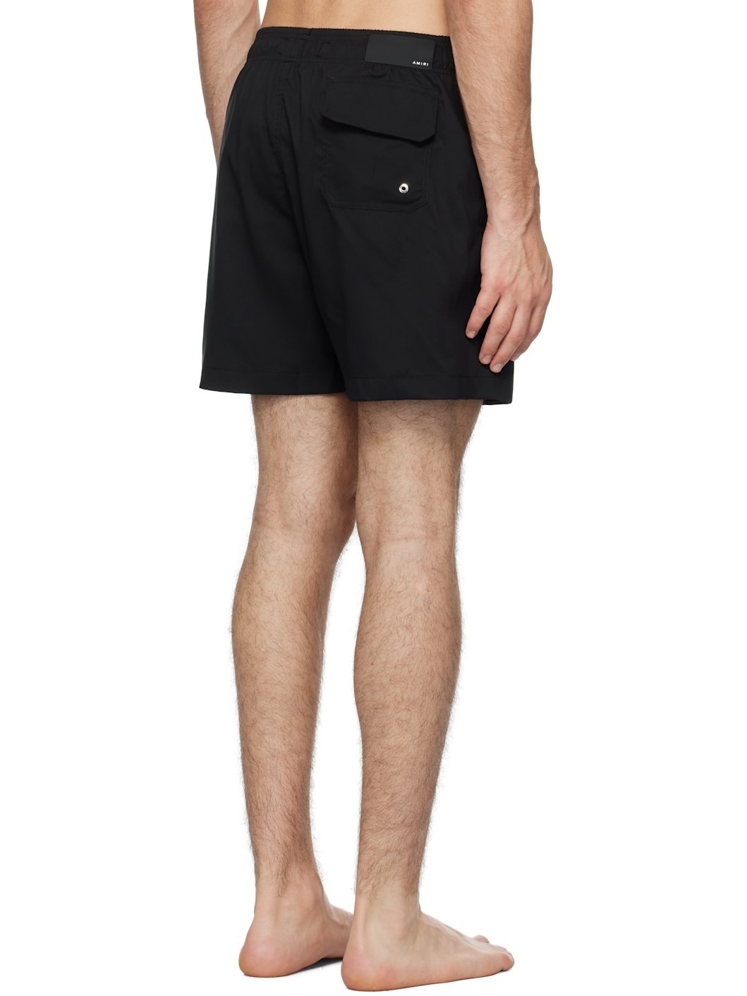 Black 'Amiri' Pool Cue Swim Shorts - 3