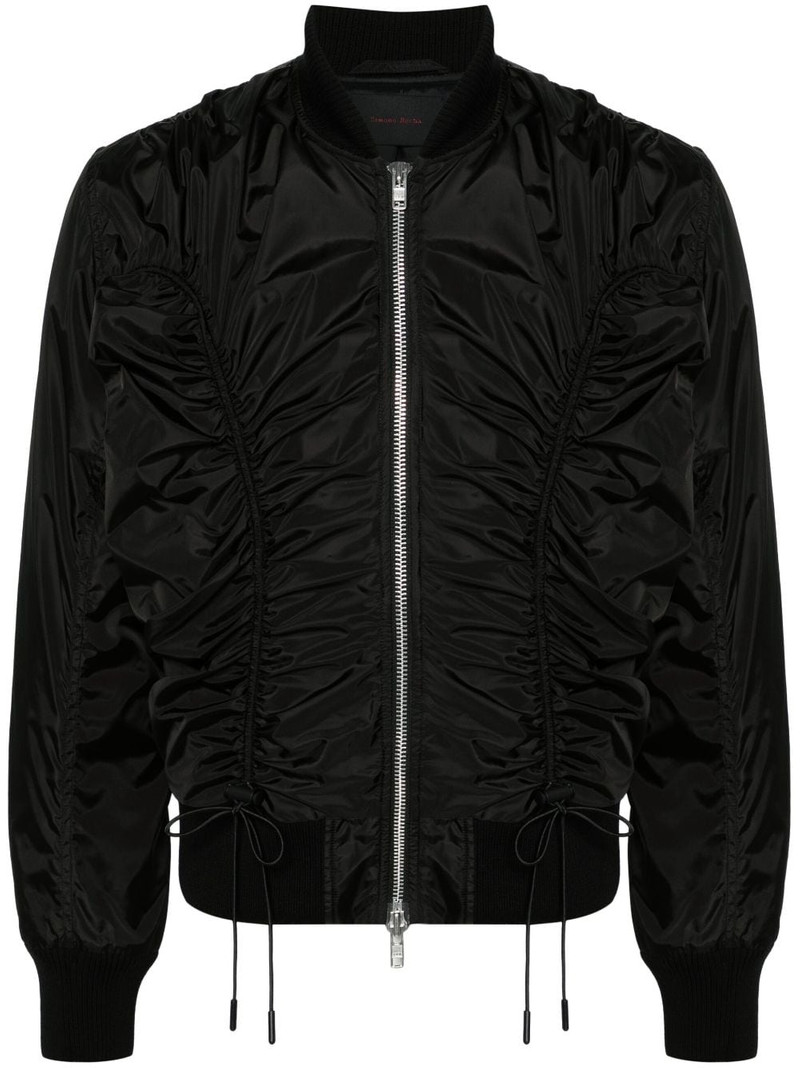 ruched bomber jacket 1