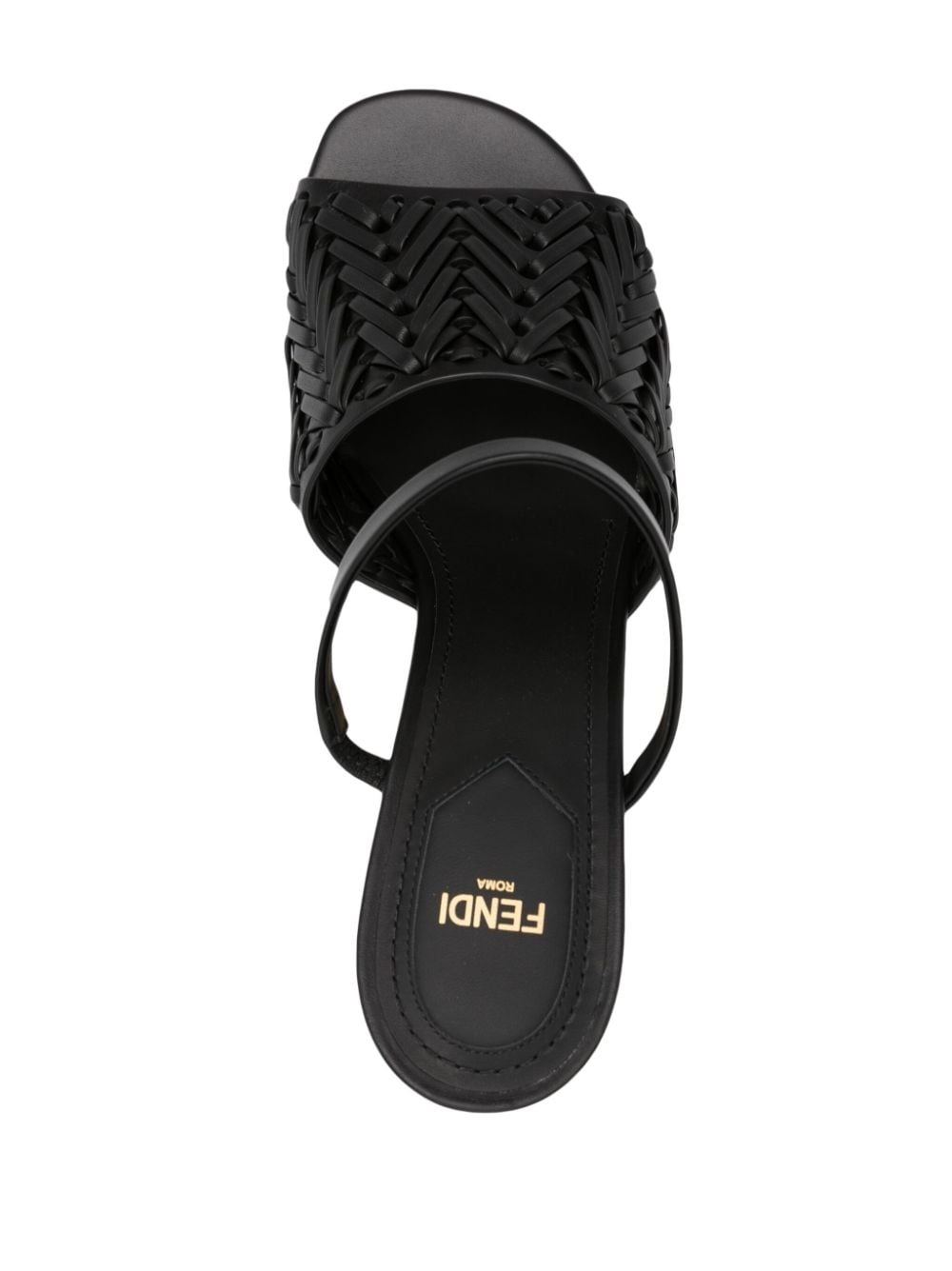 First 95mm leather sandals - 4