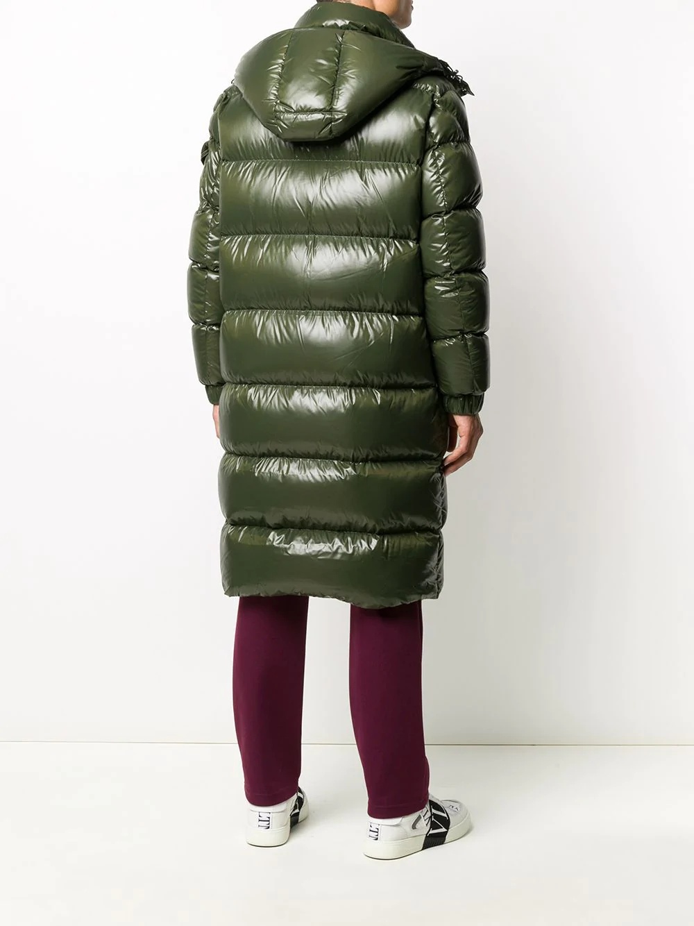 mid-length padded coat - 4