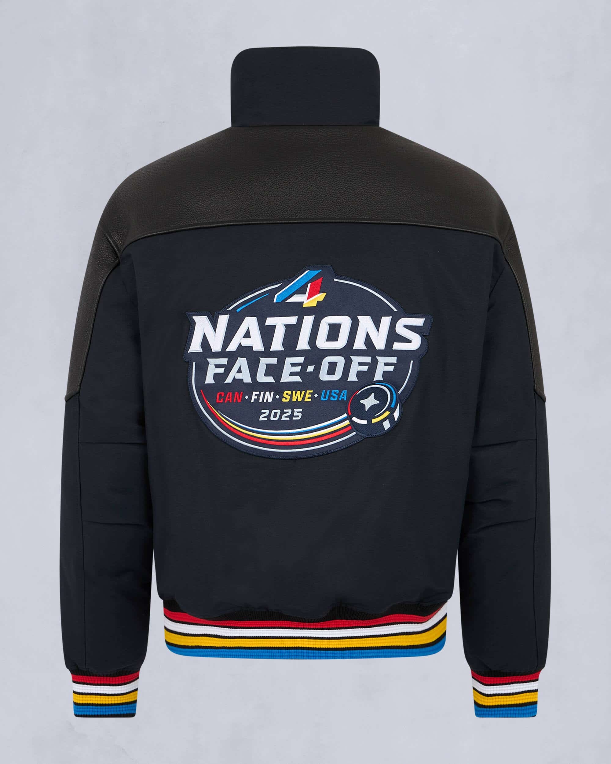 MOOSE KNUCKLES X NHL 4 NATIONS FACE-OFF BOMBER JACKET - 6